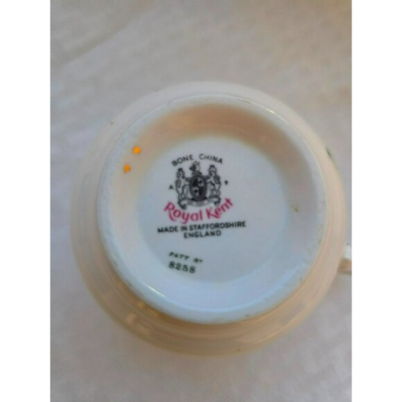 VTG Christmas Three Piece Set Royal Staffordshire England Kent Bone China - Picture 7 of 8